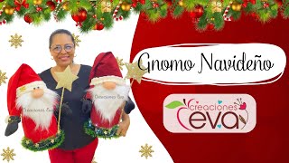 Como hacer un Gnomo Navideño Fácil y Rápido 🎅🎄 [upl. by Azne]