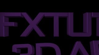 Tuto After Effects CS6 Text 3D Lancé de Rayon [upl. by Llenej712]