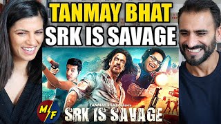 SRK’s WITTIEST MOMENTS REVIEW  TANMAY BHAT  Shah Rukh Khan Savage Moments  REACTION [upl. by Baalman848]