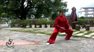 Mei demonstrates a Qigong form at her school in Yangshuo China [upl. by Alpert]