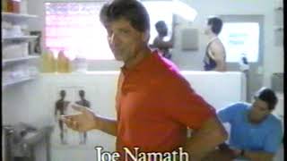 1990 Flexall 454 quotJoe Namathquot TV Commercial [upl. by Tryck]