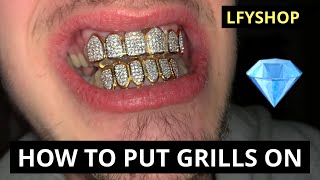 How To Put Grills On  LFYSHOP [upl. by Atokad]