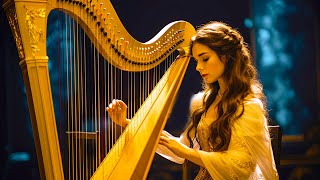 Heavenly Harp Music 🎵 Serene Melodies for Stress Relief amp Deep Relaxation [upl. by Karlen620]