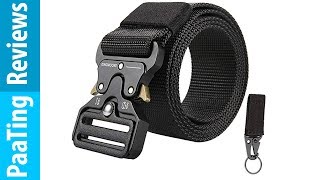 KingMoore Mens Tactical Belt Heavy Duty ✅ Buyers Guide [upl. by Nnylkcaj]