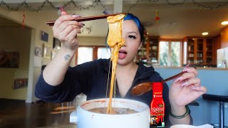 samyang stew type cheesy noodles mukbang [upl. by Kyd]