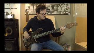 Bruno MarsTreasure Bass Cover with Capurso Guitars Spiral 4 [upl. by Balthazar495]