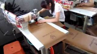 Manual Non Woven Bag Making Machine [upl. by Ellehcir887]