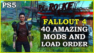 Fallout 4 Best Mods And Load Order For PS5 Next Gen Update [upl. by Alecram]