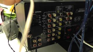 how to hook up wire FM antenna to 75 ohm plug [upl. by Odraner]