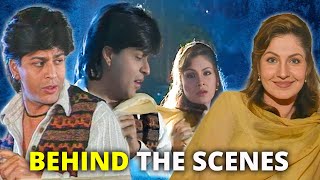 Shah Rukh Khan amp Pooja Bhatt’s Romantic Song Shoot For Film ‘Chaahat’ 1996  Flashback Video [upl. by Arat]