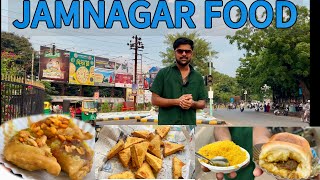 Jamnagar best street food under 50 most spicy Gujarati food [upl. by Ulrike]