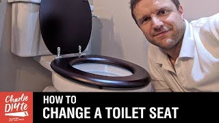 How to Change a Toilet Seat [upl. by Hgielrac471]