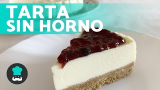 Tarta de queso SIN HORNO 🥣 Receta FÁCIL con gelatina [upl. by Asek]