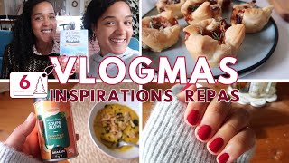 Inspirations Repas Du Jour  Feuilletés De Noël Velouté Gourmand et Dîner Express  VLOGMAS 6 [upl. by Siramay]