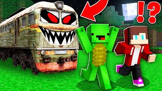 How Mikey and JJ ESCAPE From SCARY TRAIN in Minecraft  Maizen [upl. by Rosanna]