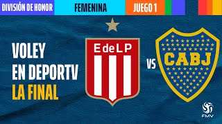 Estudiantes LP vs Boca Juniors  LA FINAL  Juego 1  División de Honor Metro Vóley 2023 [upl. by Edmund]