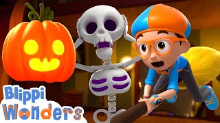 Blippi  Halloween Song  Halloween  Trick or Treat [upl. by Kowal]