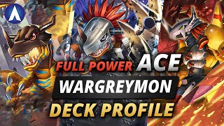 FULL POWER WarGreymon ACE ST15 Dragon of Courage Deck Upgrade Guide  Digimon Card Game [upl. by Am]