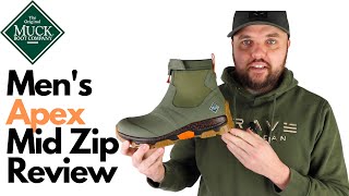 Muck Boot Mens Apex Mid Zip Boot Review 2022 [upl. by Leonardo]