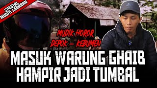 PERJALANAN HOROR MUDIK NAIK MOTOR SENDIRIAN DI TENGAH HUTAN MASUK WARUNG GHAIB [upl. by Sverre]