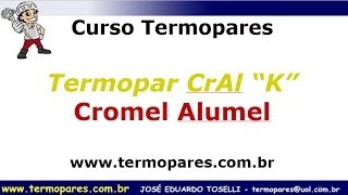 Sensor Temperatura Termopar Tipo K CrAl Cromel Alumel [upl. by Trula]