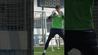 Thibaut Courtois Real Madrid Goalkeeper Training 🔥 [upl. by Suivatra182]