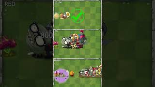 Pvz 2  Yellow Vs Red Vs Brown Color Plant Team Vs Pirate Gargantuar Zombie Team shorts [upl. by Basile700]