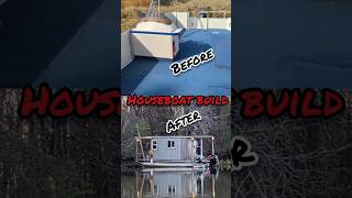 Houseboat Build diy nature [upl. by Ellehcan]