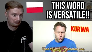 Reaction To Polish Language Lesson KURWA [upl. by Vasiliu567]