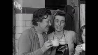 Public washhouse Liverpool 1959  BFI National Archive [upl. by Eekram537]