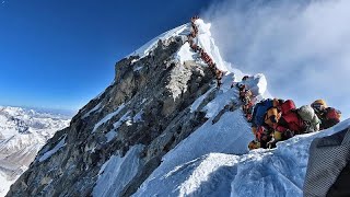 This remarkable picture shows the deadly overcrowding on Mount Everest  TheCube [upl. by Remsen]