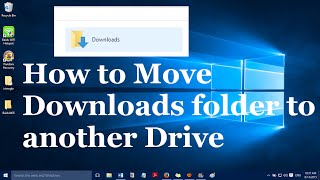 How to move Downloads folder to another drive in Windows 10 and Windows 11 [upl. by Selmore]