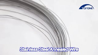 Sus 302 304 316 Annealed Stainless Steel Wire Coil 02518Mm Wire Coil [upl. by Claud919]