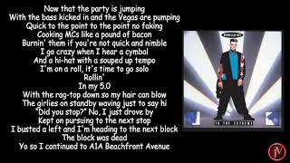 Vanilla Ice  Ice Ice Baby  LYRICS [upl. by Inaboy]