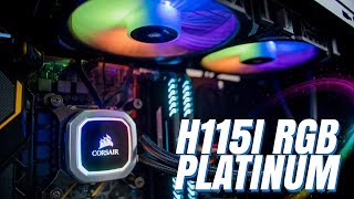 Corsair H115i RGB Platinum Review  Best 280mm Liquid Cooler [upl. by Crespo]