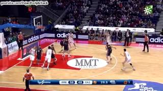 Jaycee Carroll 36 points vs CAI Zaragoza 03182012 [upl. by Gaiser283]