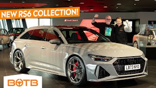 Ian Henderson Collects His New Audi RS6  BOTB Collections [upl. by Ecirtnahs]