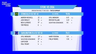 Stokesley CC 1st XI v Darlington R A CC 1st XI [upl. by Asiilanna755]