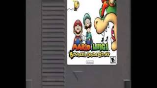 NES Remix  Mario amp Luigi Bowsers Inside Story  Bumpsy Plains  Blubble Lake Surrounding Area [upl. by Gow]