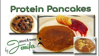 Protein Pancakes  gesunde Snacks selber machen [upl. by Raffin]