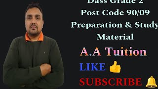 How to start preparation amp full analysis on study materials for post dass grade 2 9009 [upl. by Eidnahs]