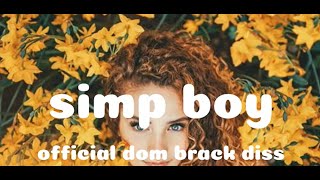 Sofie Dossi  SIMP BOY Dom Brack Diss Lyrics [upl. by Joy276]