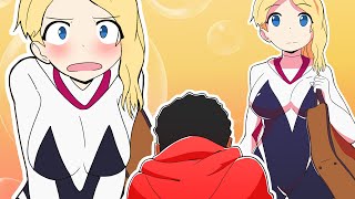 GWEN and MILES  ACROSS THE SPIDERVERSE ANIMATION [upl. by Nnylirehs]