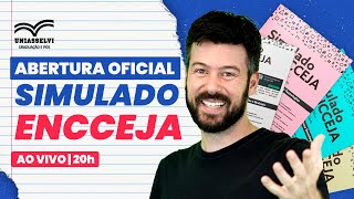 SIMULADO ENCCEJA 2024  LIVE AO VIVO [upl. by Nnylarej]