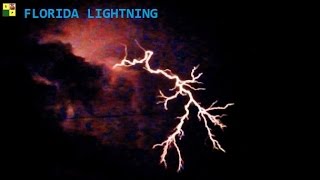 Florida Lightning 7122016  1200 am Cape Coral Florida USA [upl. by Caresa429]