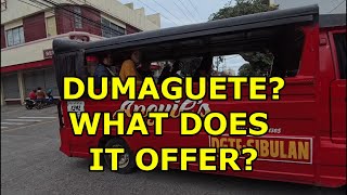 DUMAGUETE WHAT DOES IT OFFER SMALLER CITY WITH MANY FEATURES [upl. by Aztinay]