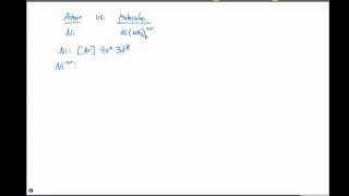 2316 Electron Configurations of Transition Metal Complexes [upl. by Elison]