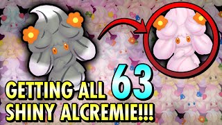 What its like to go for every Alcremie form SHINY  Ruby Cream Set [upl. by Josh353]