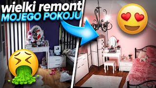 NOWY POKÓJ ❤️😭 WIELKI REMONT POKOJU [upl. by Llerdnad]