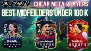 Top Midfielders Under 100K in EA FC 24 Ultimate Team [upl. by Colene]